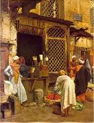 unknow artist, Arab or Arabic people and life. Orientalism oil paintings  489